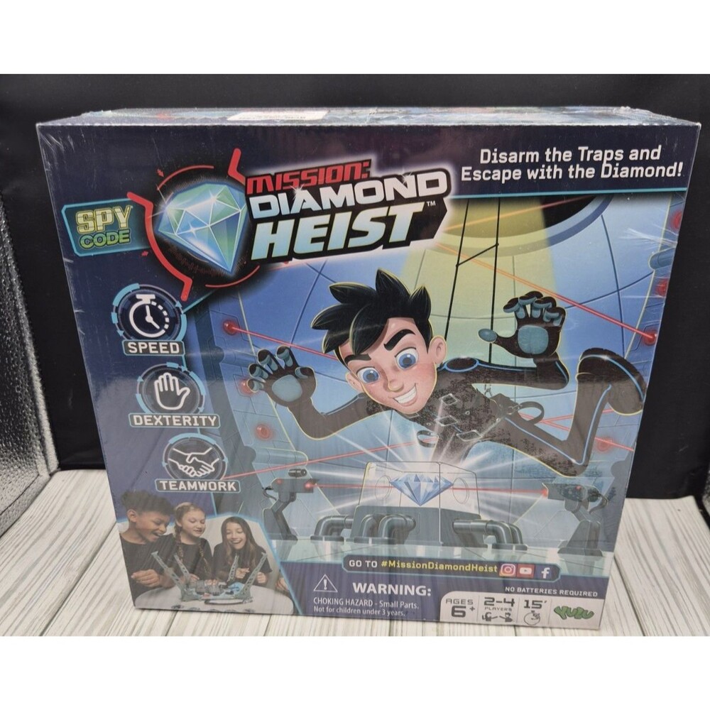 Spy Code Mission Diamond Heist Game Yulu New Sealed Board Game Family Fun